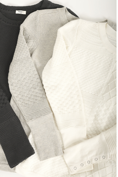 Dylan Stella Sweater with Snap Cuff Sleeves