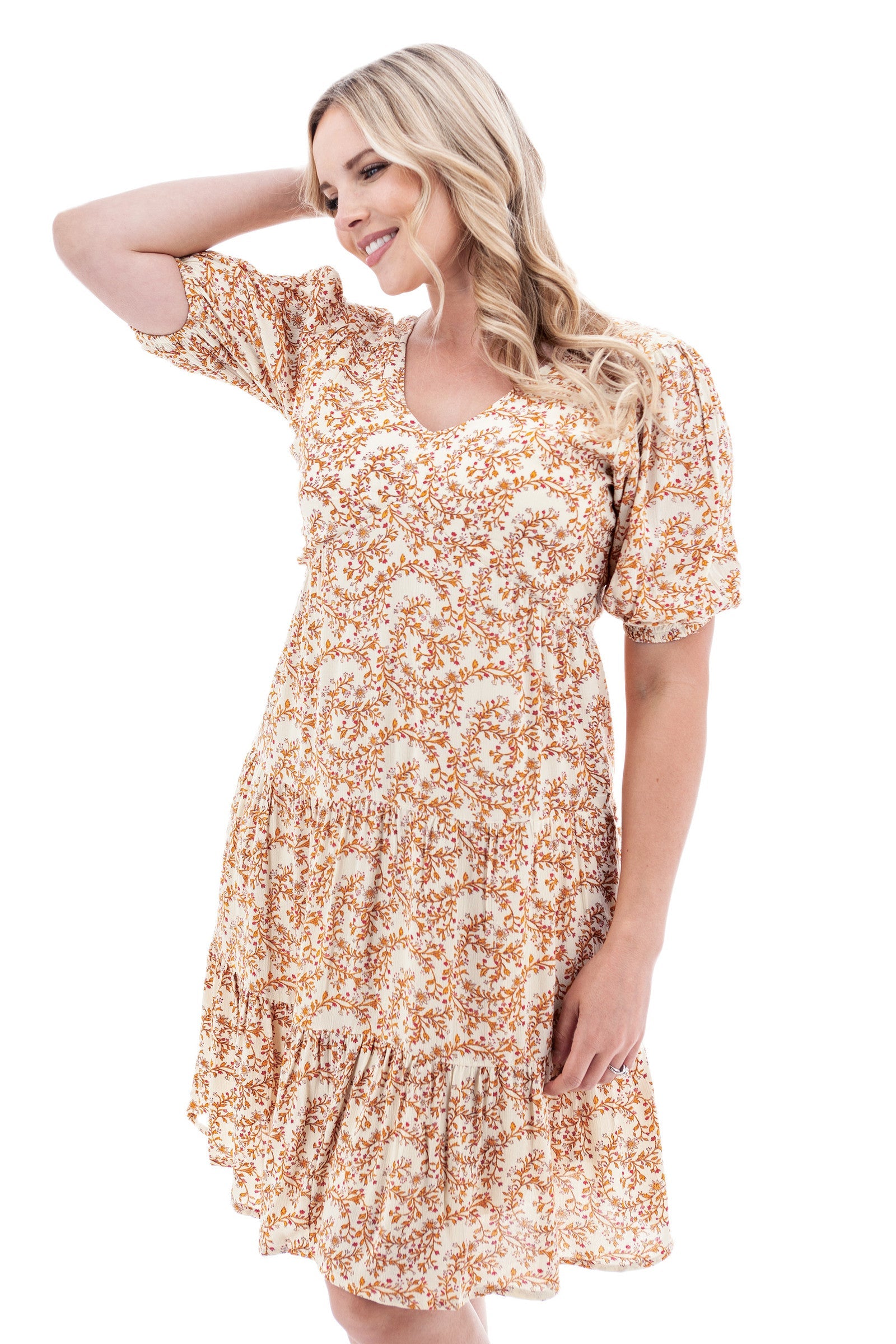 Francesca Milkmaid Dress