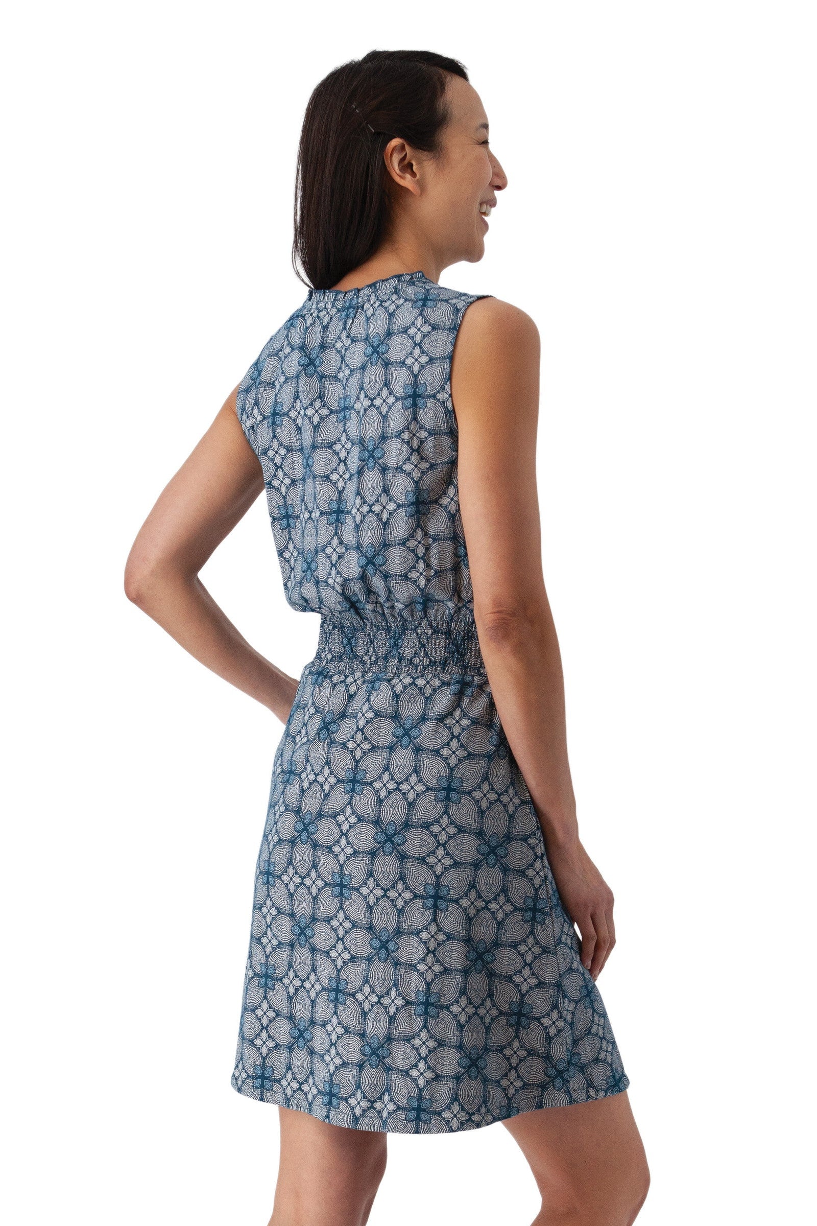 Gibraltar Sea Cottage Smocked Waist Dress