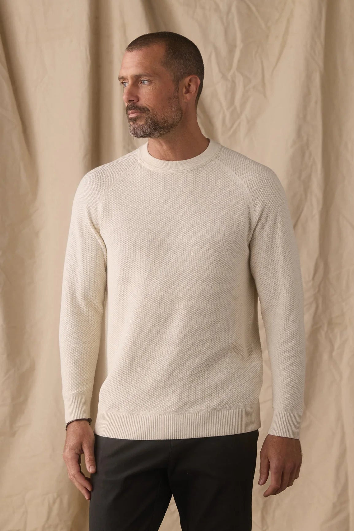 TNB Coolmax Textured Crewneck Sweater
