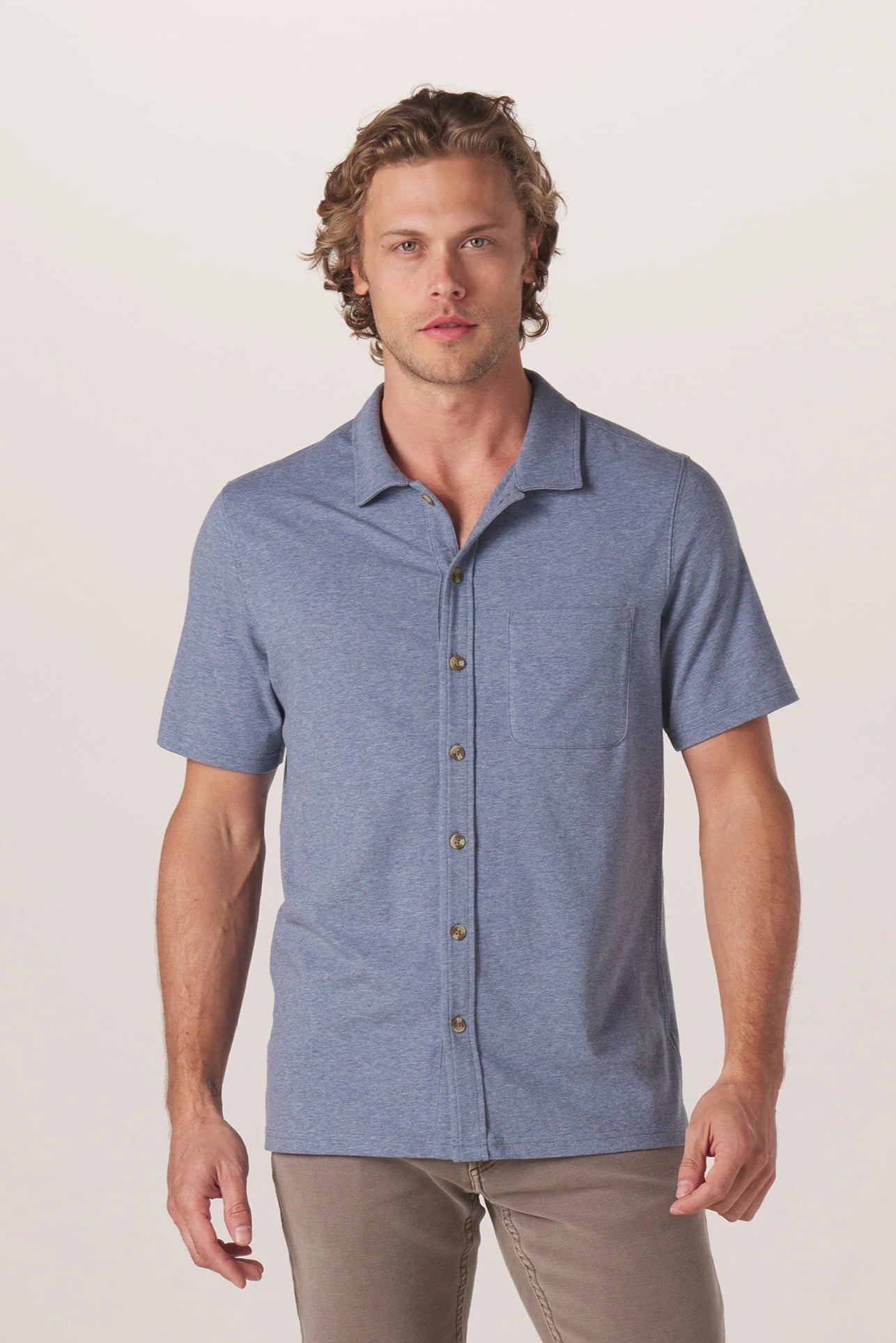 Active Puremeso Short Sleeve Weekend Button Down