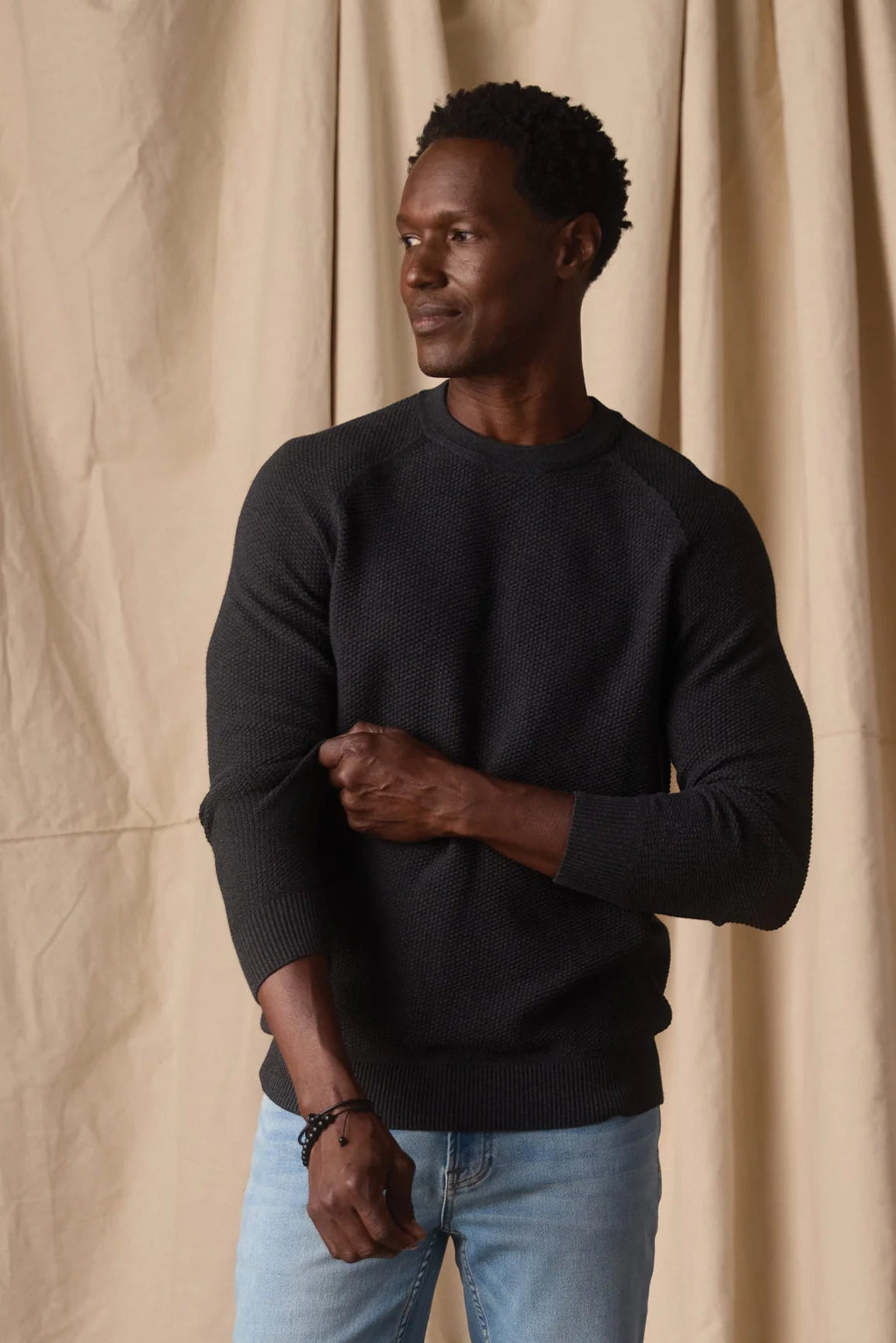 TNB Coolmax Textured Crewneck Sweater
