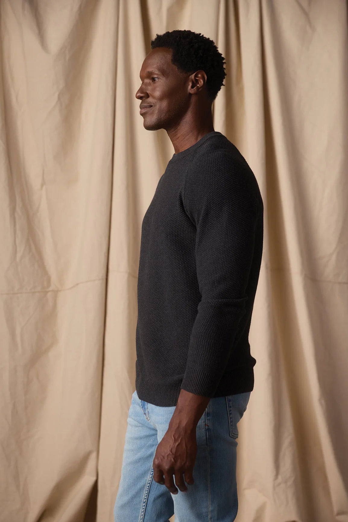 TNB Coolmax Textured Crewneck Sweater