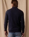 Purmeso Weekend 1/4 Zip in Navy