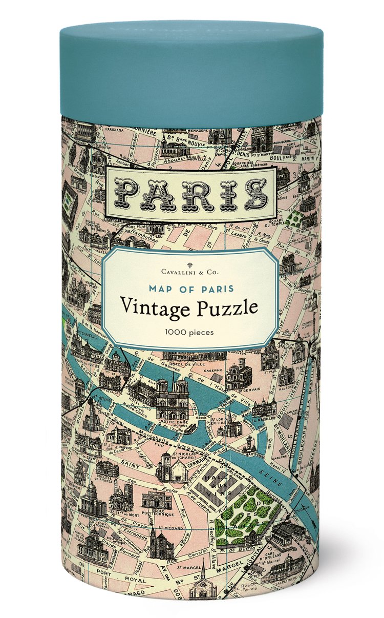 Cavallini Papers Vintage 1000 Piece Puzzle