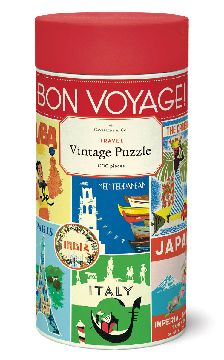 Cavallini Papers Vintage 1000 Piece Puzzle