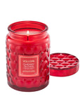 Voluspa Cherry Gloss Large Glass Jar Candle
