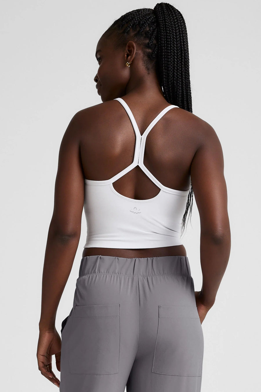 Spacedye Slim Racerback Cropped Tank