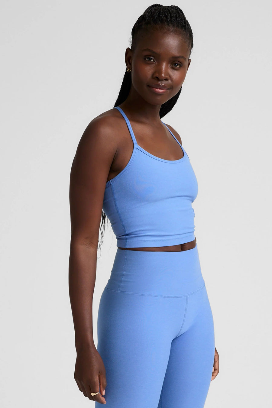 Spacedye Slim Racerback Cropped Tank