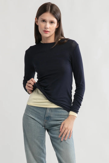 Ultra Stretch Tencel Long Sleeve Tee- One Size