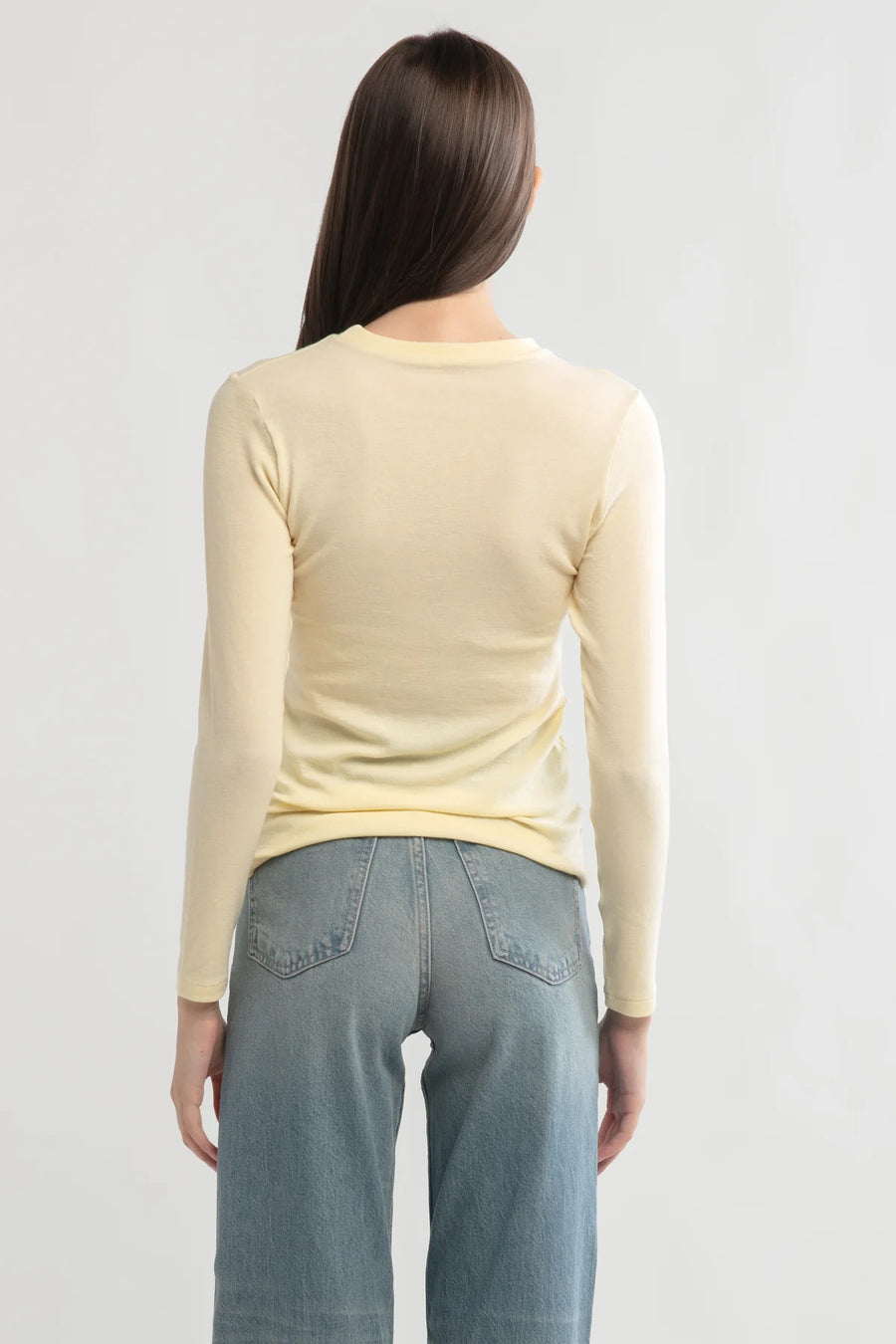 Ultra Stretch Tencel Long Sleeve Tee- One Size