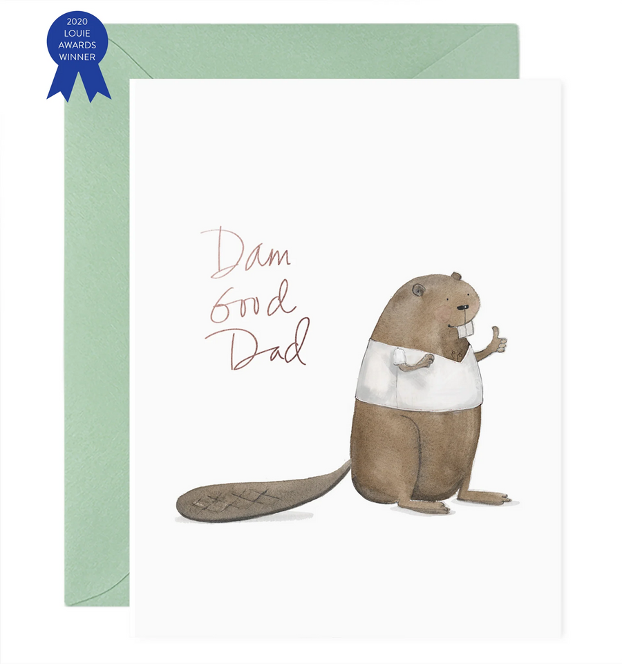E.Frances Dam Good Dad Father's Day Greeting Card
