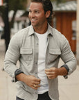 TNB Textured Knit Shirt in Graphite
