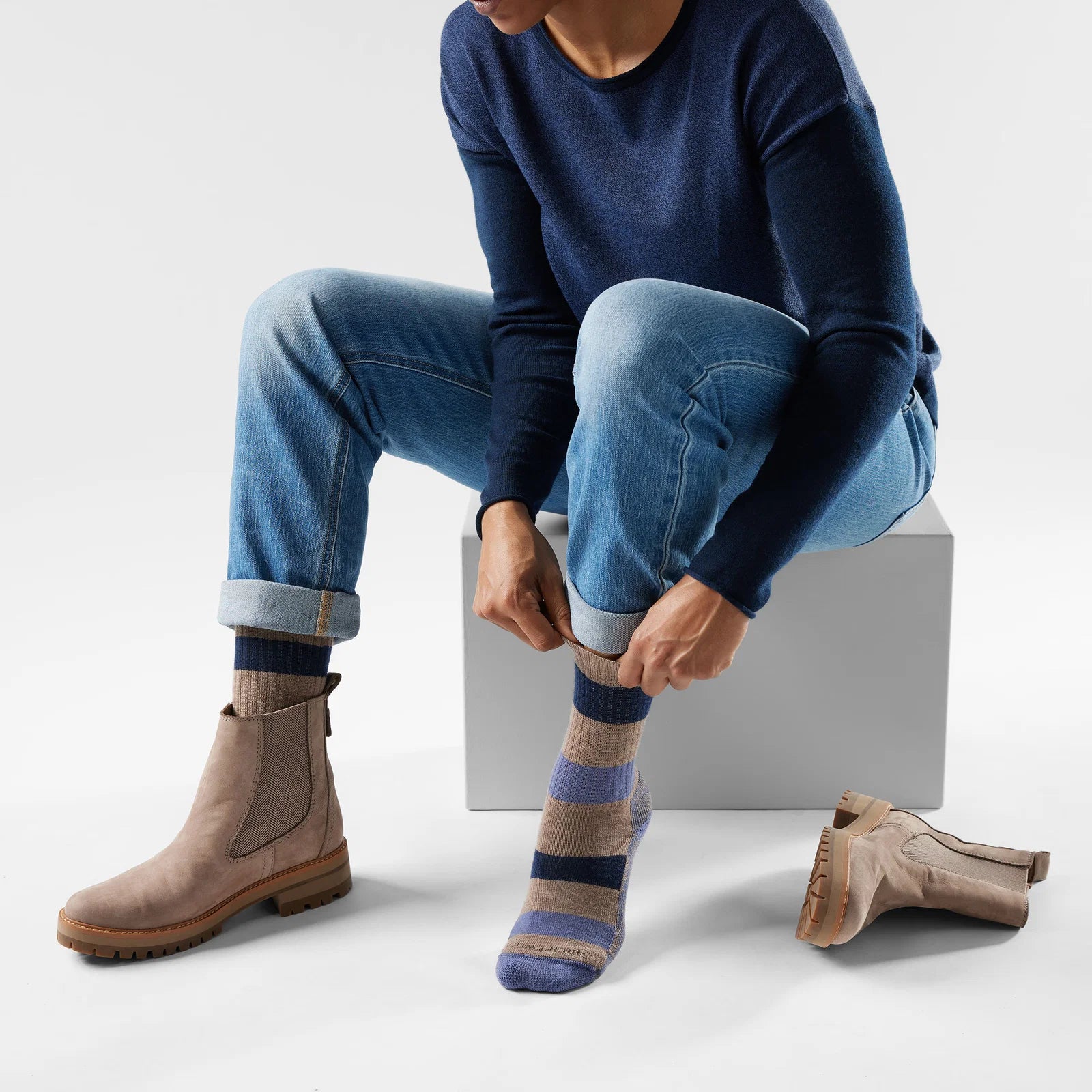 Smartwool Everyday Barnsley Sweater Light Cushion Crew Socks