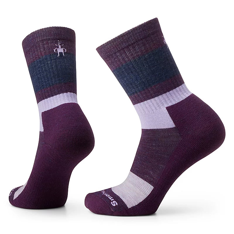 Smartwool Block Stripe Light Cushion Crew Sock