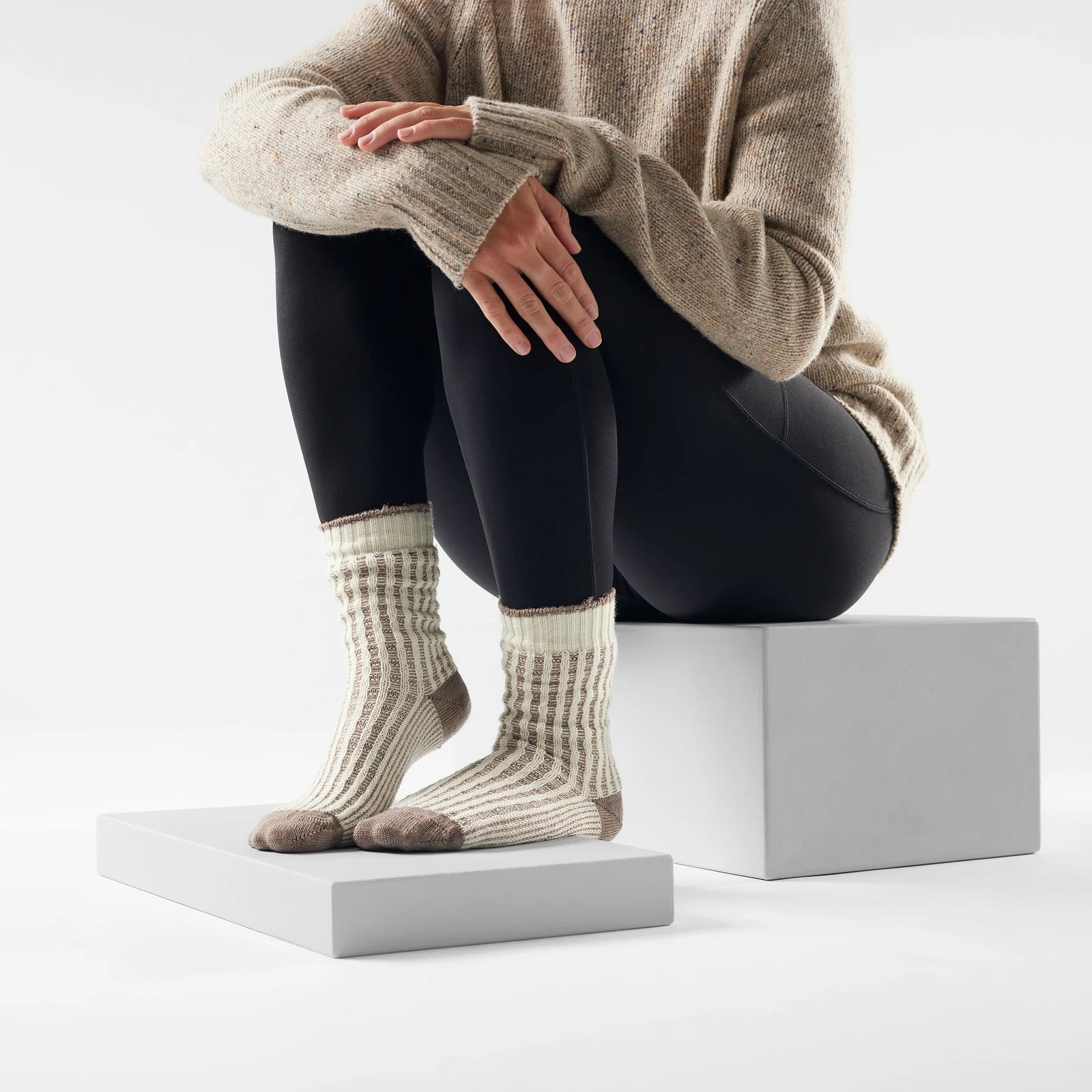 Smartwool Everyday Waffle Press Crew Socks