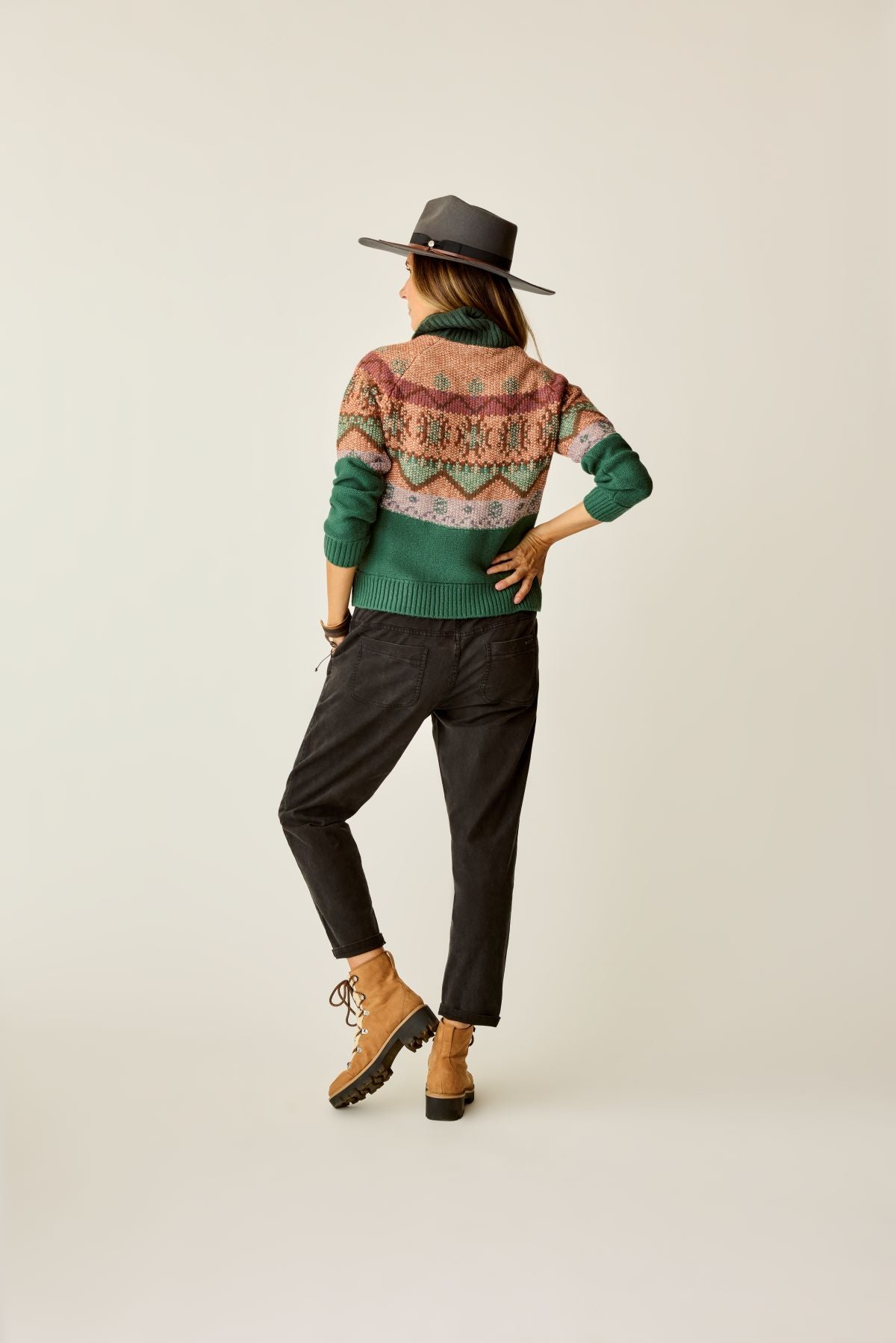 Neve Fairisle Turtleneck Sweater