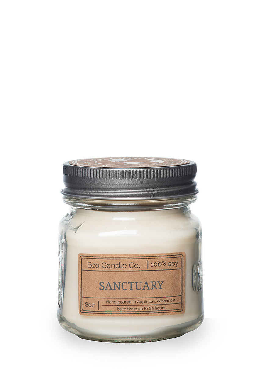 Eco Candle 8oz Mason Candle