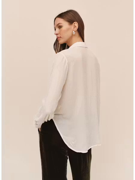 Bella Dahl Long Sleeve Clean White Shirt