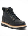 Sorel Lark-47 Moc Toe Waterproof Boot-Black/Bleached Ceramic