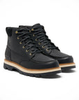 Sorel Lark-47 Moc Toe Waterproof Boot-Black/Bleached Ceramic