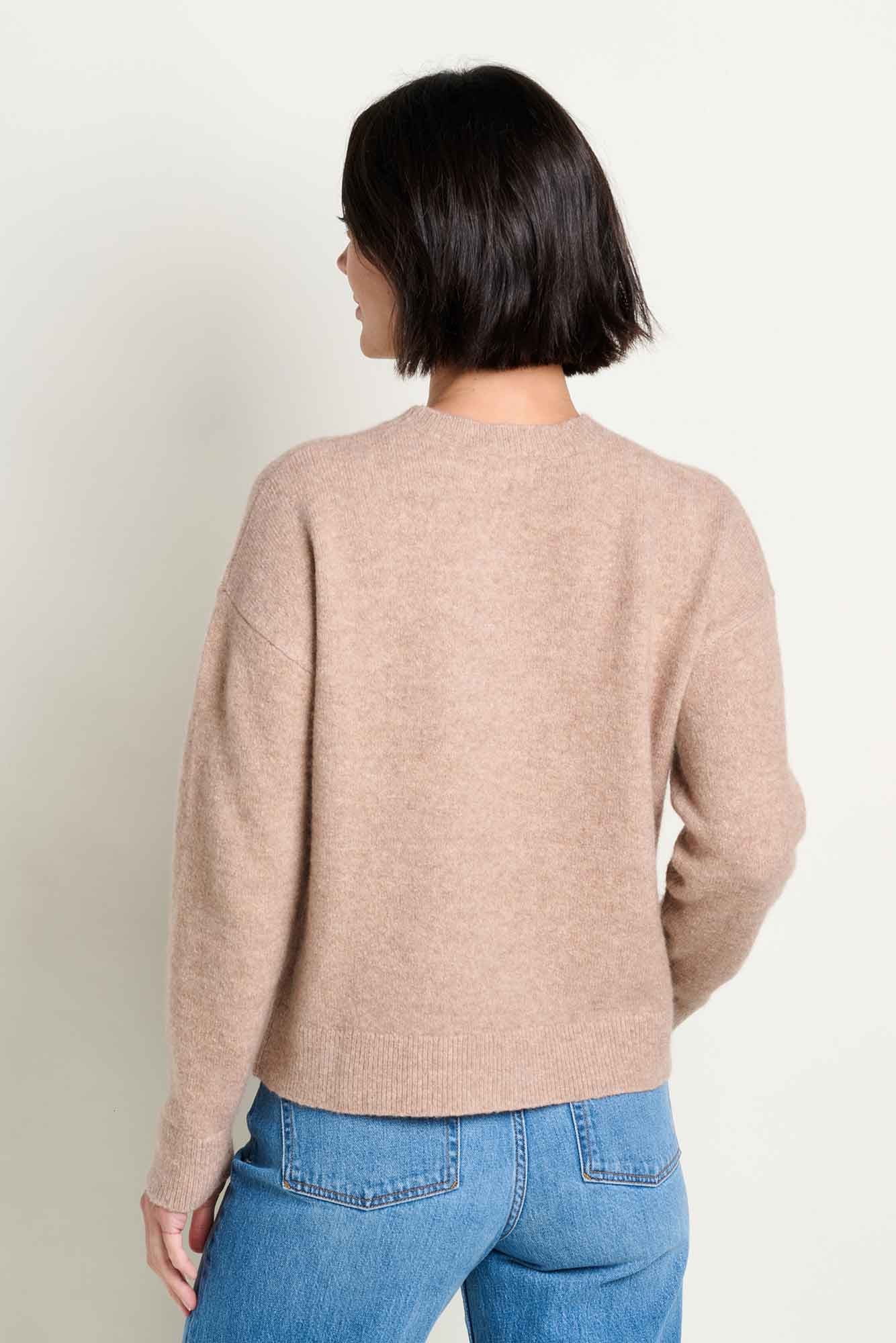 Wasatch W's Crew Sweater- Cattail Jacquard Pattern