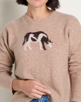 Wasatch W's Crew Sweater- Cattail Jacquard Pattern