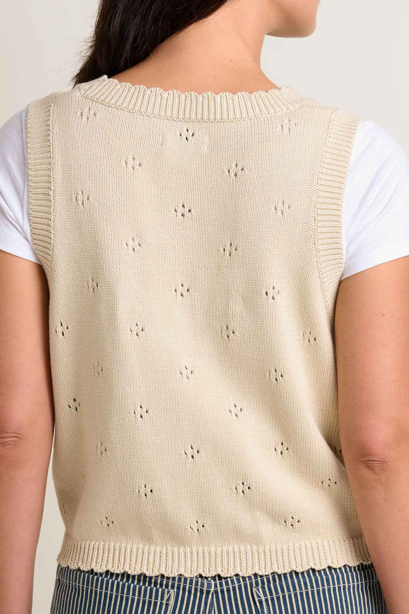 Bianca Tie Tank Sweater Top