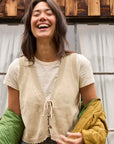 Bianca Tie Tank Sweater Top