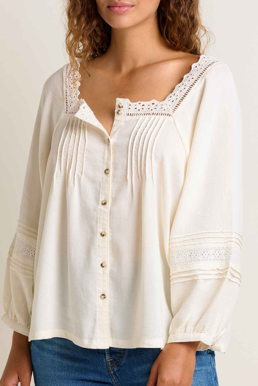 Manzana Peasant Long Sleeve Shirt