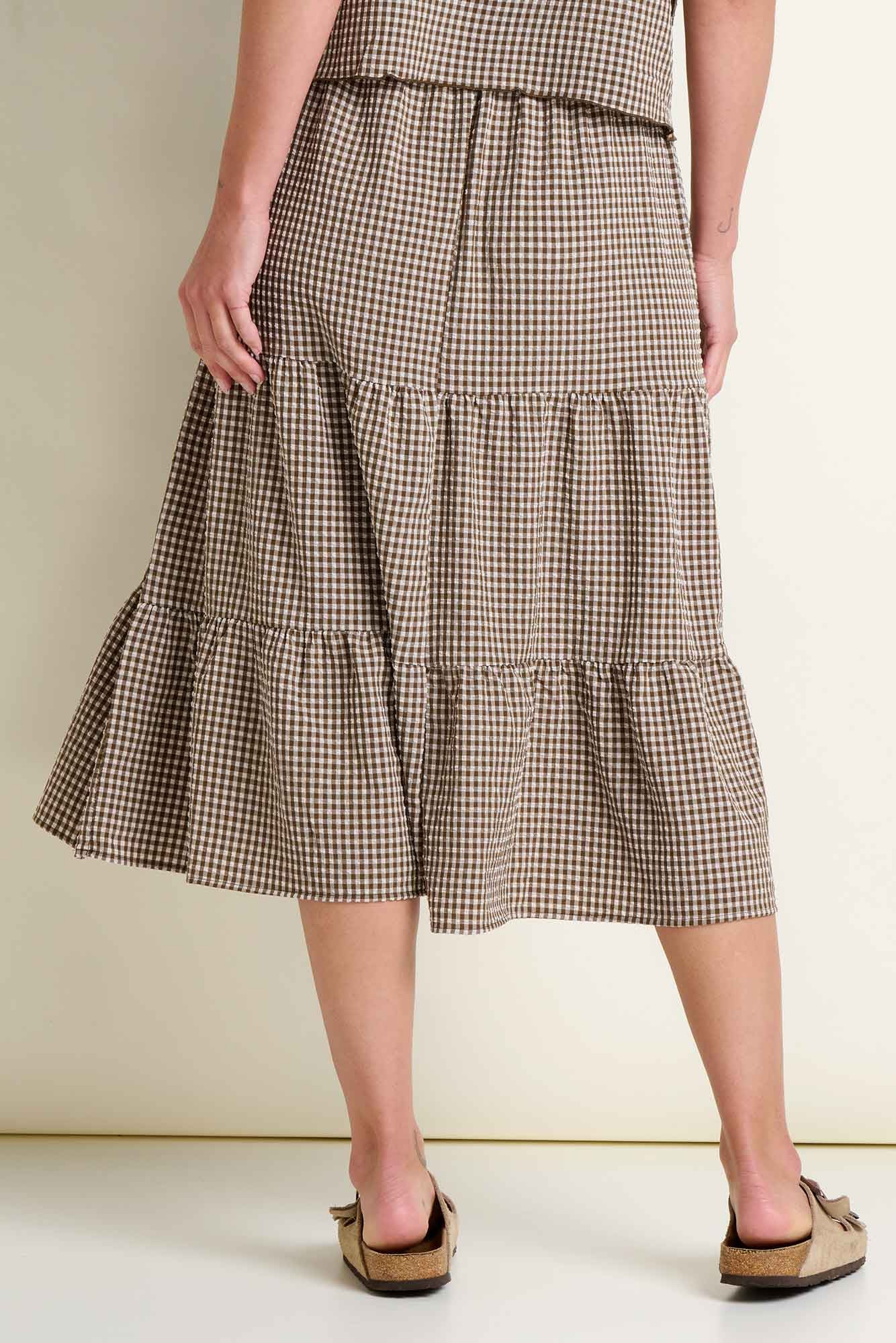 Sunkissed Tiered Midi Skirt