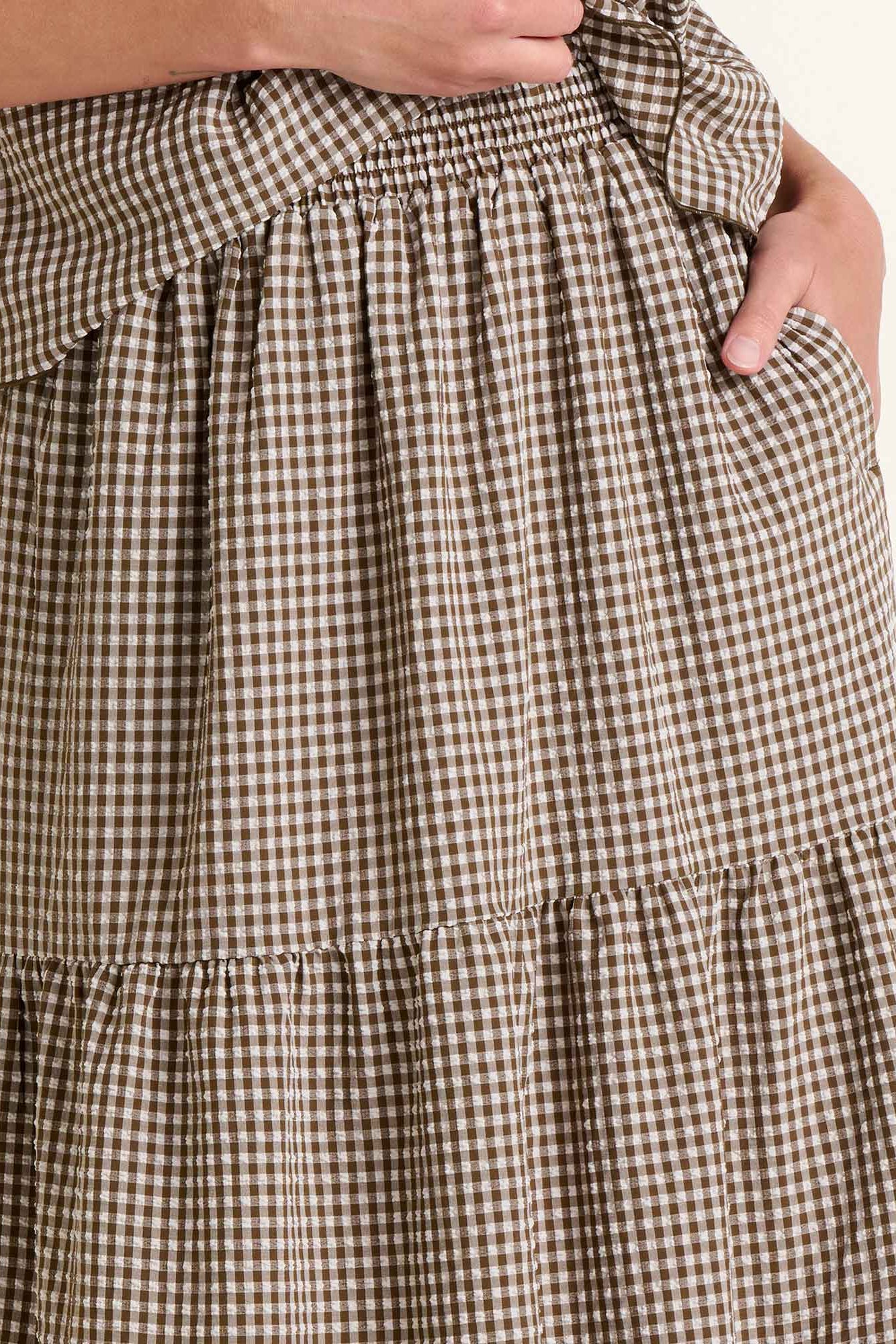 Sunkissed Tiered Midi Skirt