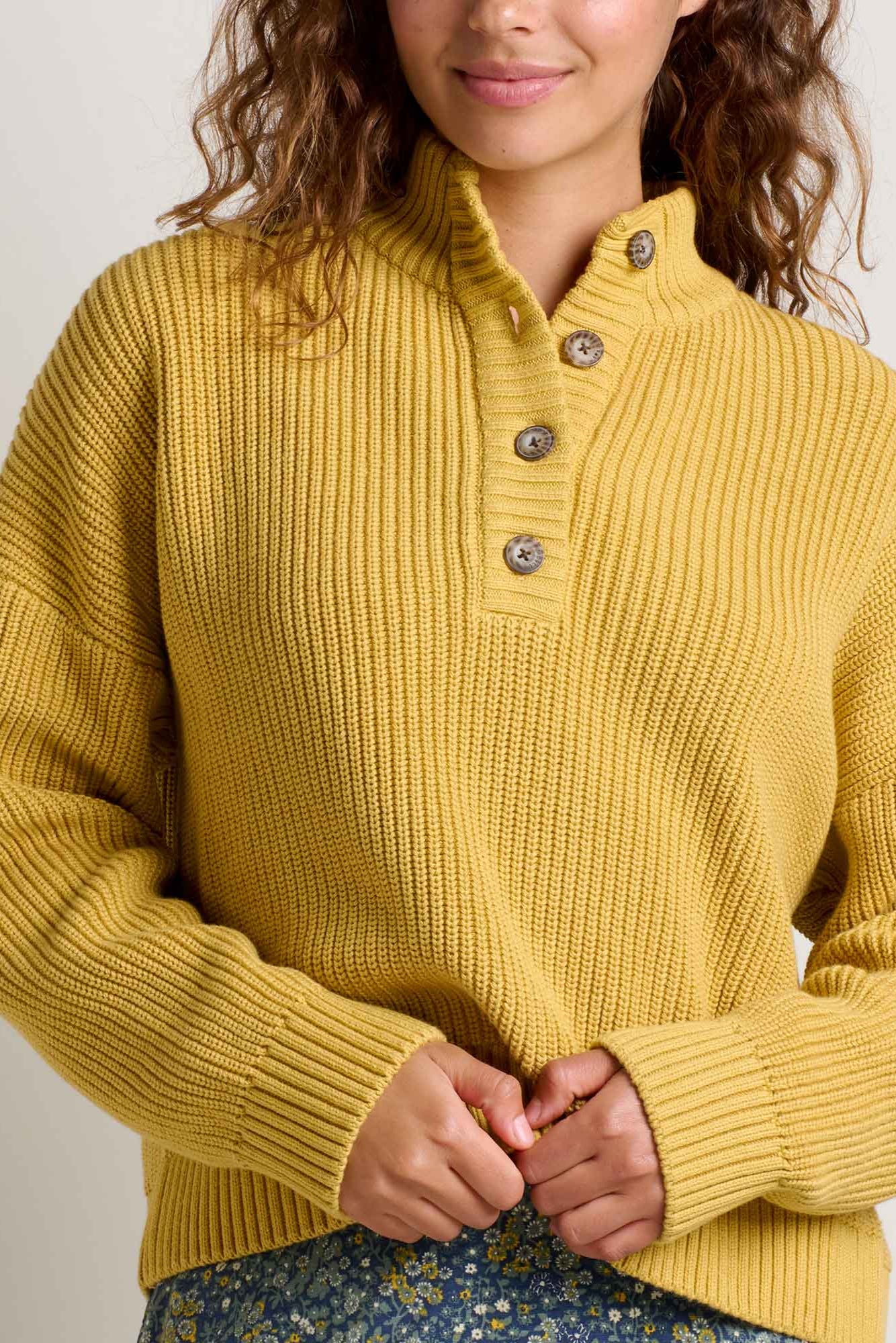 Moss Point Henley Pullover Sweater