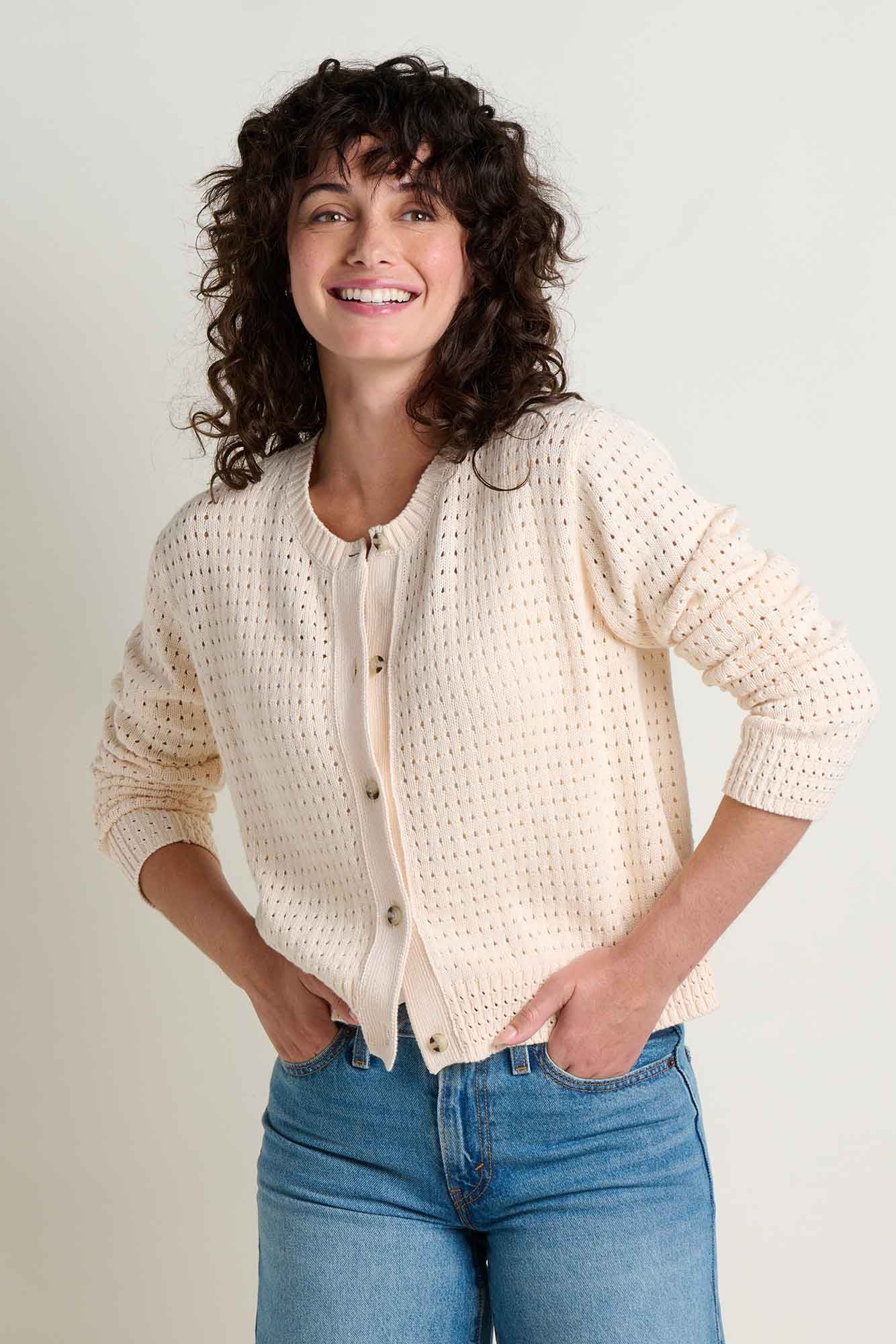 Bianca Pointelle Cardigan