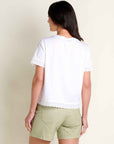 Clara Eyelet Sleeve Short Sleeve Tee