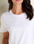 Clara Eyelet Sleeve Short Sleeve Tee