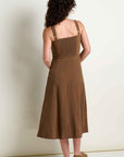 Sunkissed Tank Midi Dress: Earth Texture