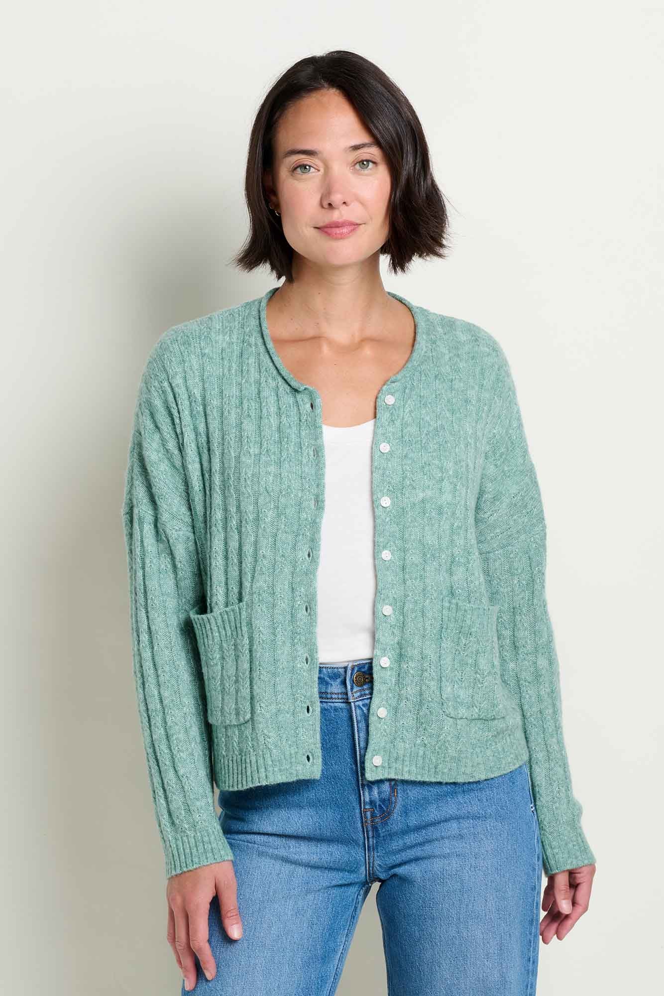 Cloudcover Super Soft Cardigan Sweater- Arctic