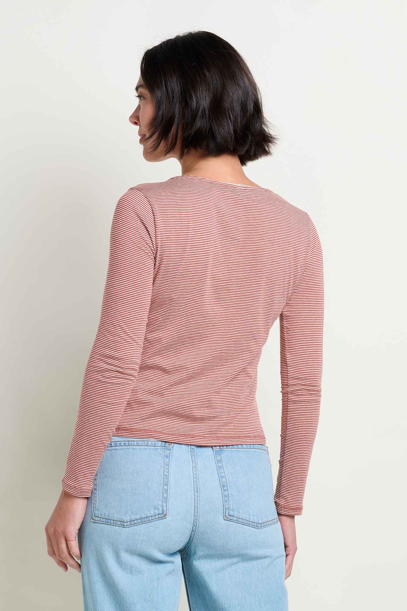 Rosalie Square Neck Long Sleeve Tee