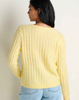Cloudcover Super Soft Henley Pullover Sweater- Chamomile