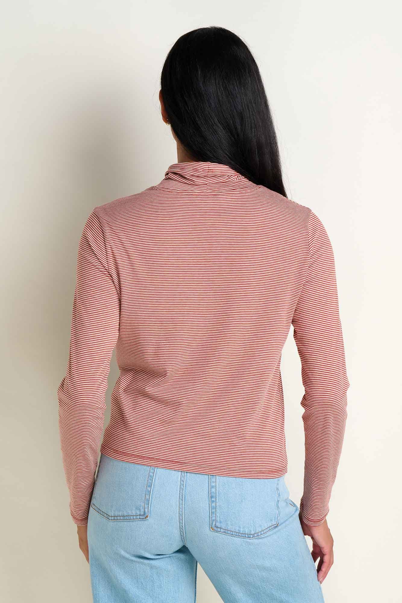 Rosalie Ribbed Long Sleeve Turtleneck Top