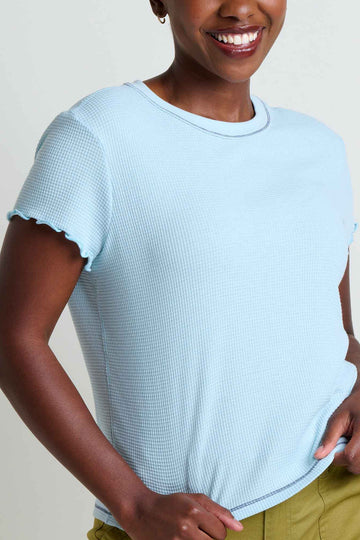 Foothill Waffle Knit Short Sleeve Baby Tee