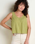 Taj Hemp Button Back Tank Top