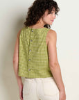 Taj Hemp Button Back Tank Top