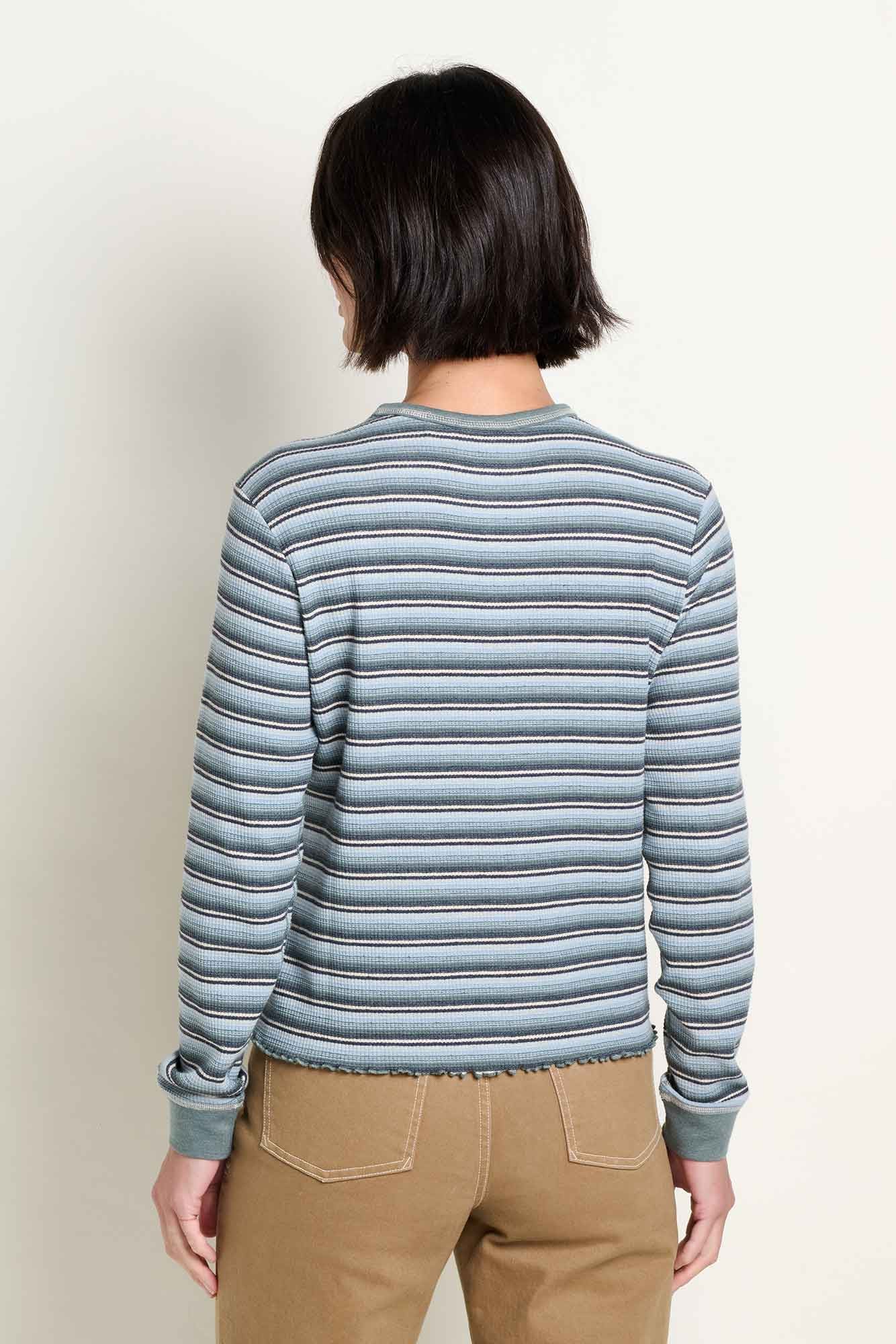 Foothill Long Sleeve W's Waffle Crew Neck Tee