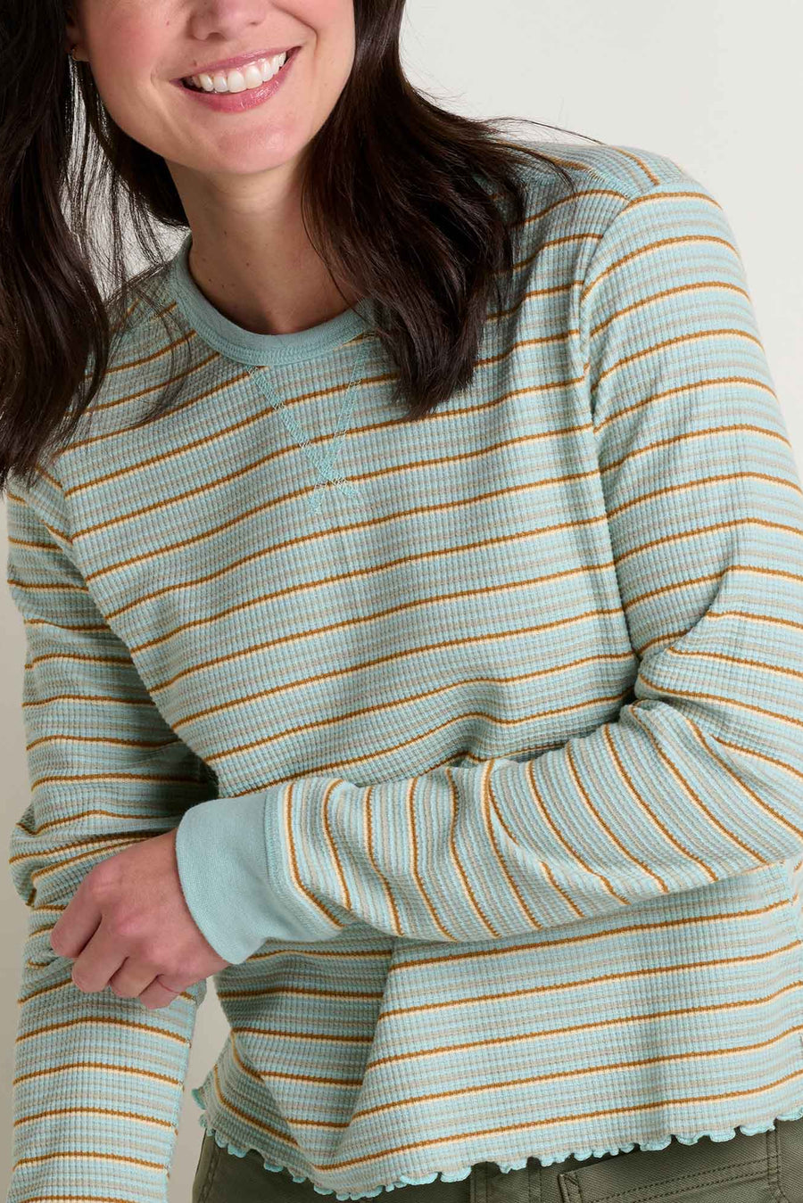 Foothill Waffle Long Sleeve Crew T-Shirt