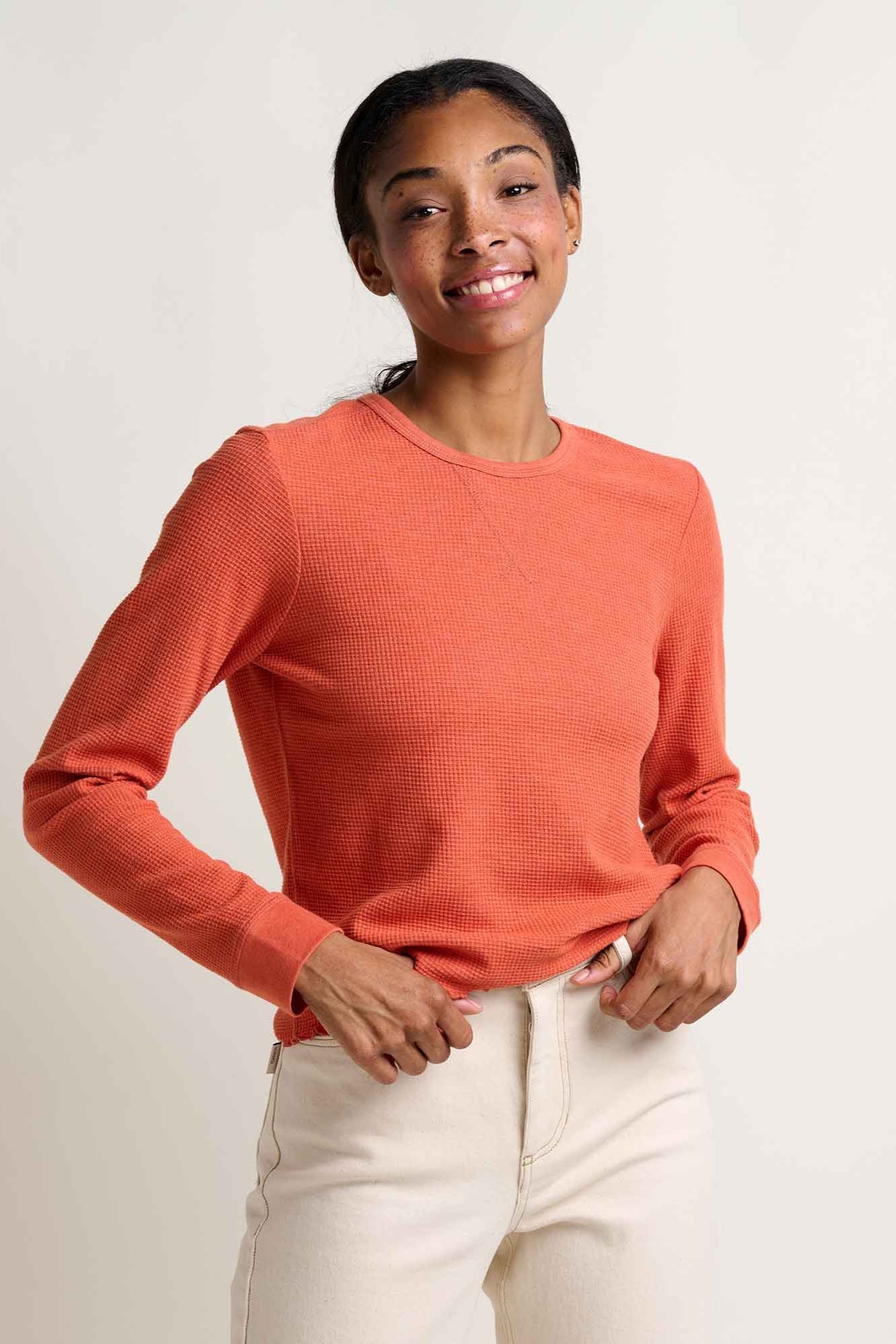 Foothill Waffle Long Sleeve Crew T-Shirt