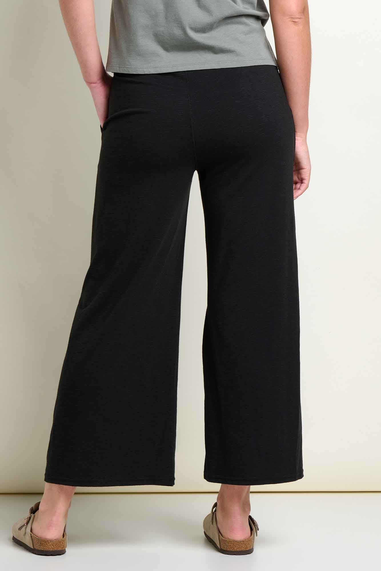 Chaka Wide Leg Pant: Black