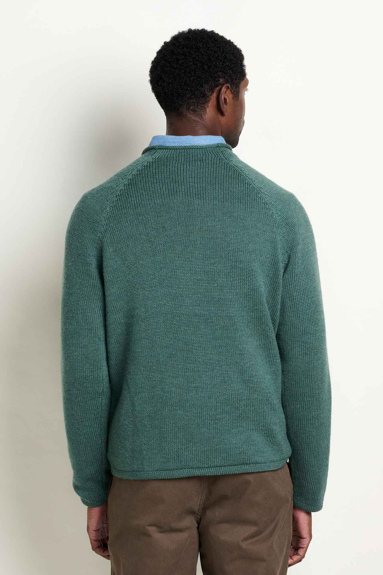 Toad & Co M's Alpineglo Rolled Neck Sweater: Cilantro