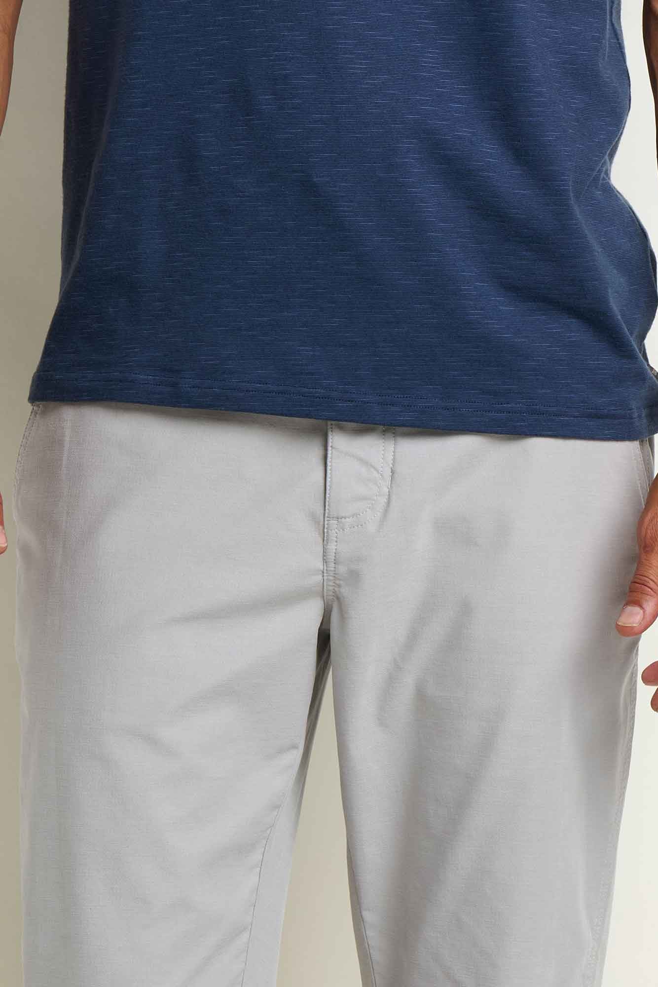 Mission Trek Slim Chino 32" Inseam: Basalt